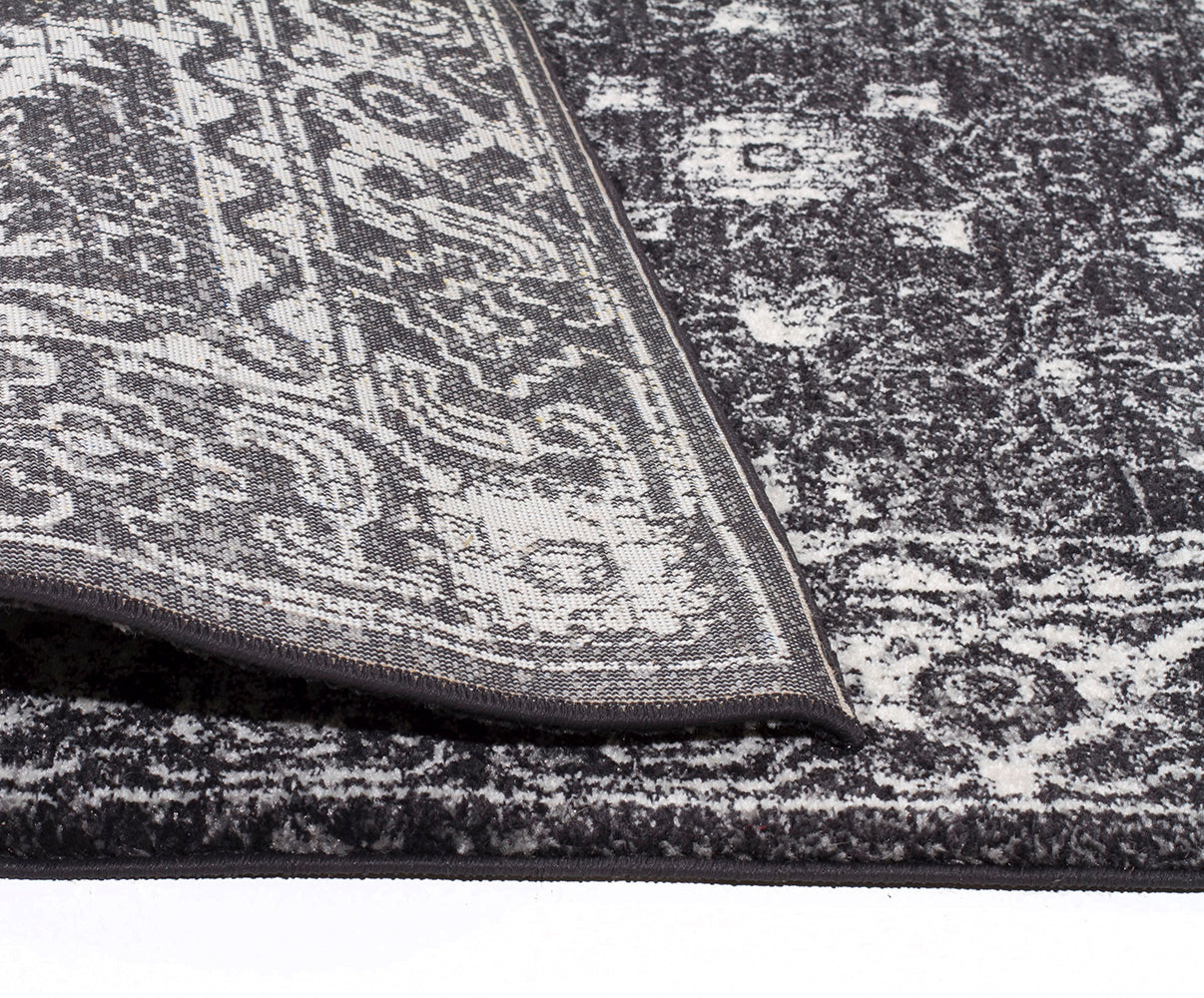 Estella Charcoal Transitional Rug - Fantastic Rugs