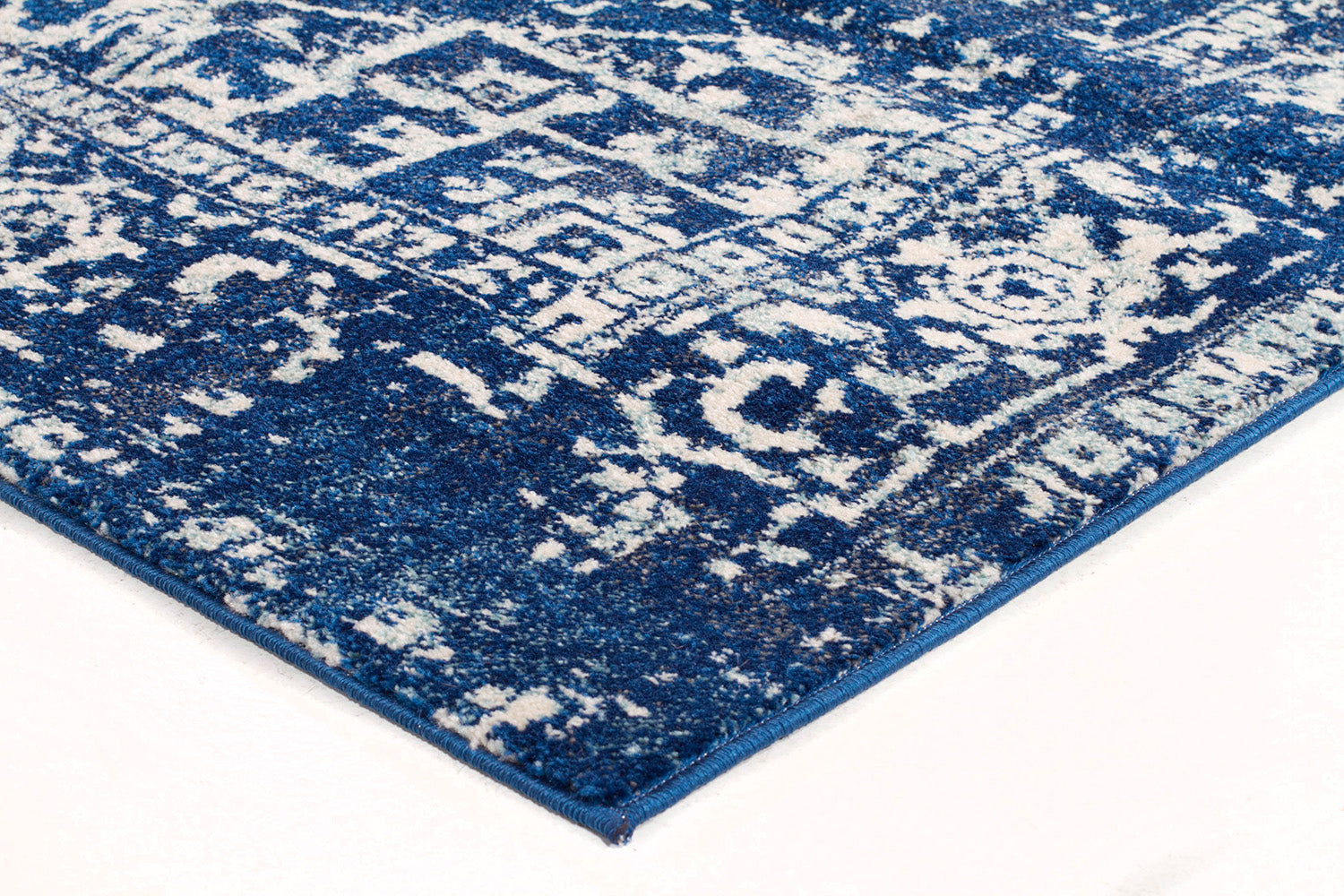 Contrast Navy Transitional Rug - Fantastic Rugs