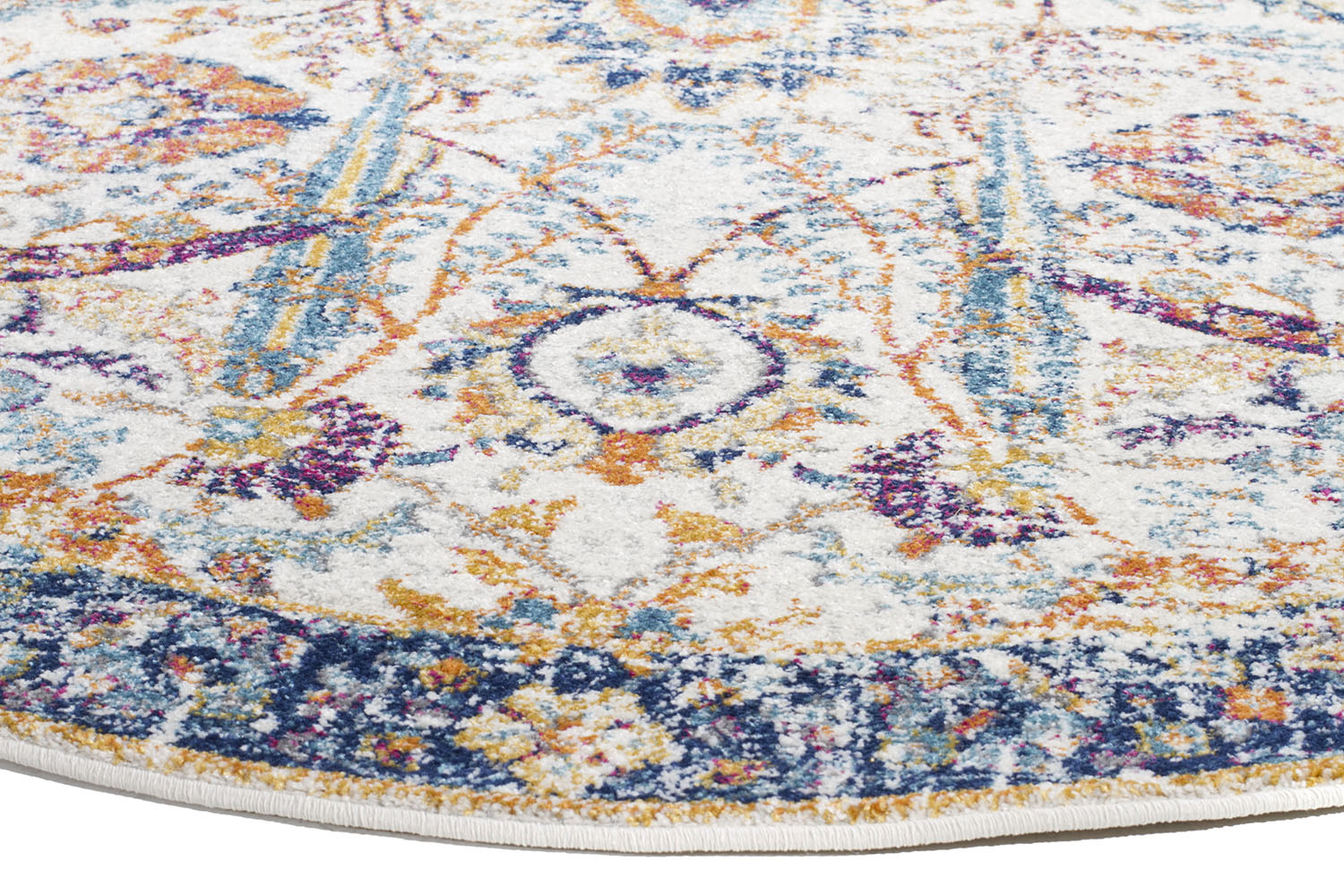 Peacock Ivory Transitional Rug - Fantastic Rugs