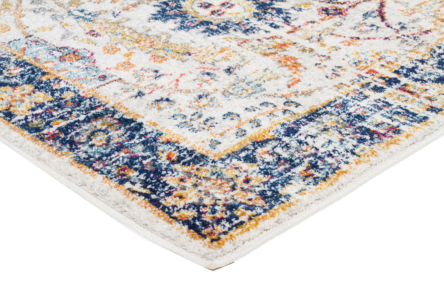 Peacock Ivory Transitional Rug - Fantastic Rugs