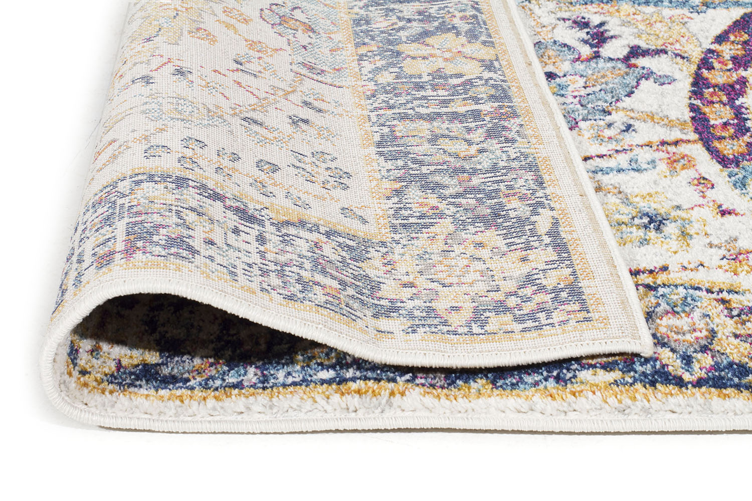 Peacock Ivory Transitional Rug - Fantastic Rugs