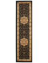 Medallion Classic Design Rug Black - Fantastic Rugs