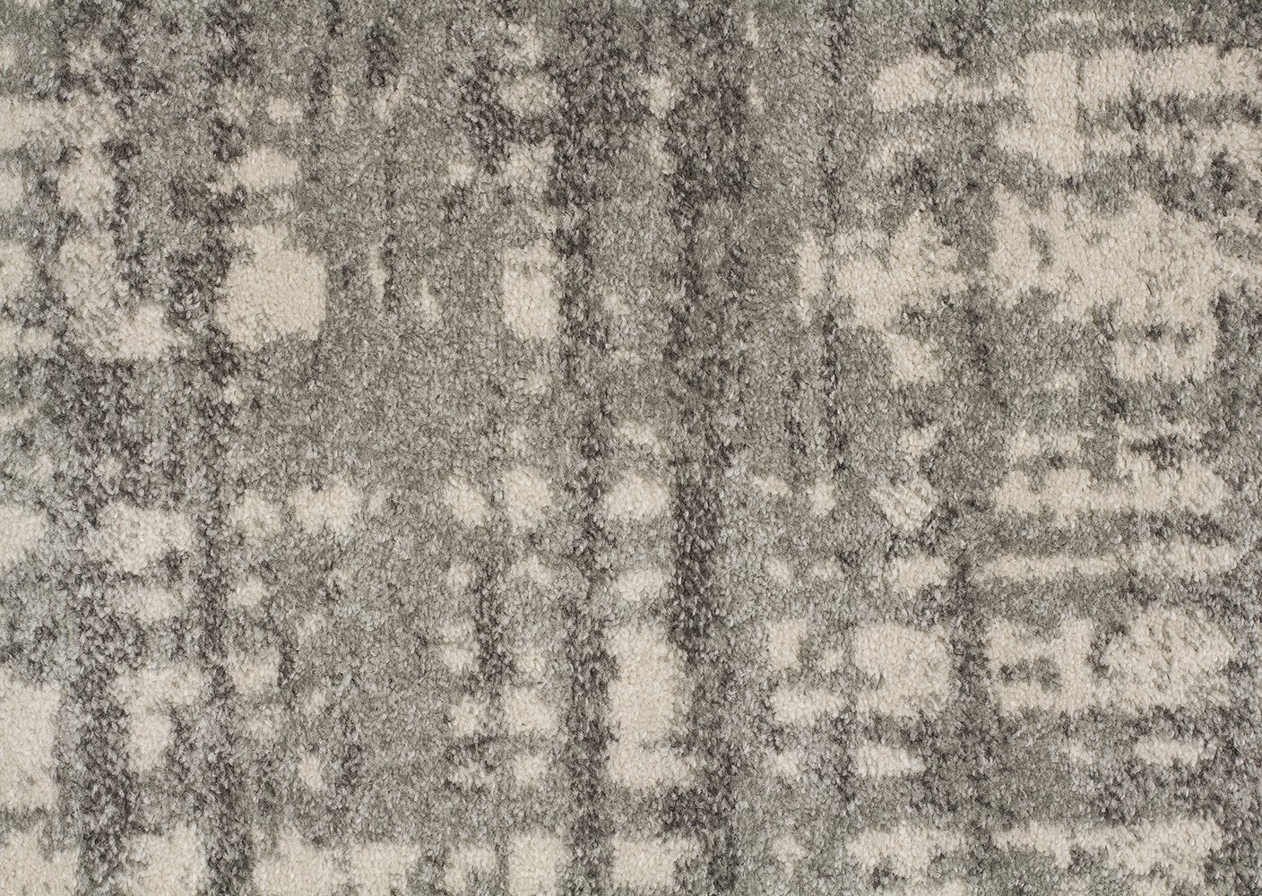 Ashley Abstract Modern Silver Grey Round Rug - Fantastic Rugs