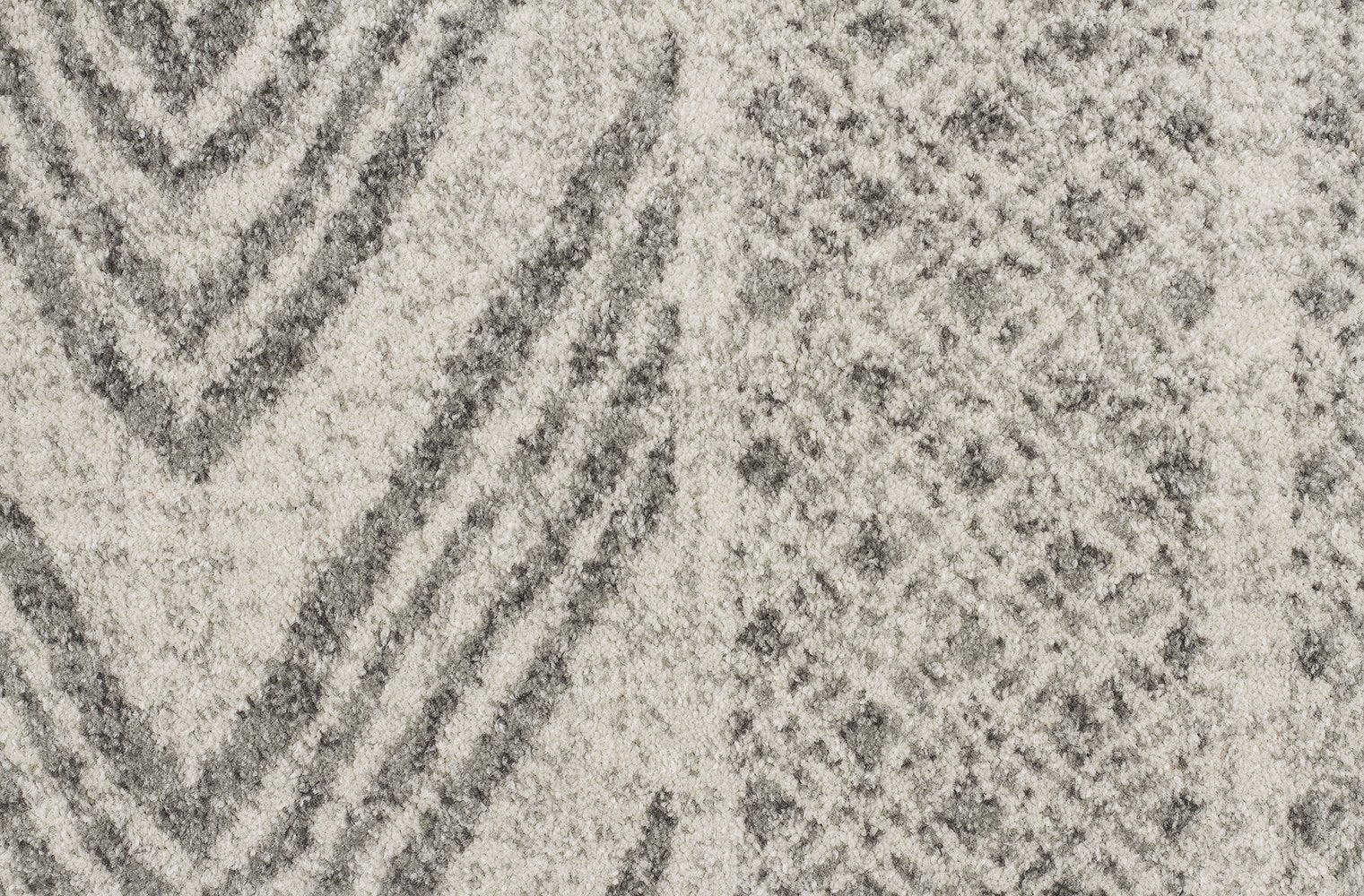 Adani  Modern Tribal Design Grey Round Rug - Fantastic Rugs