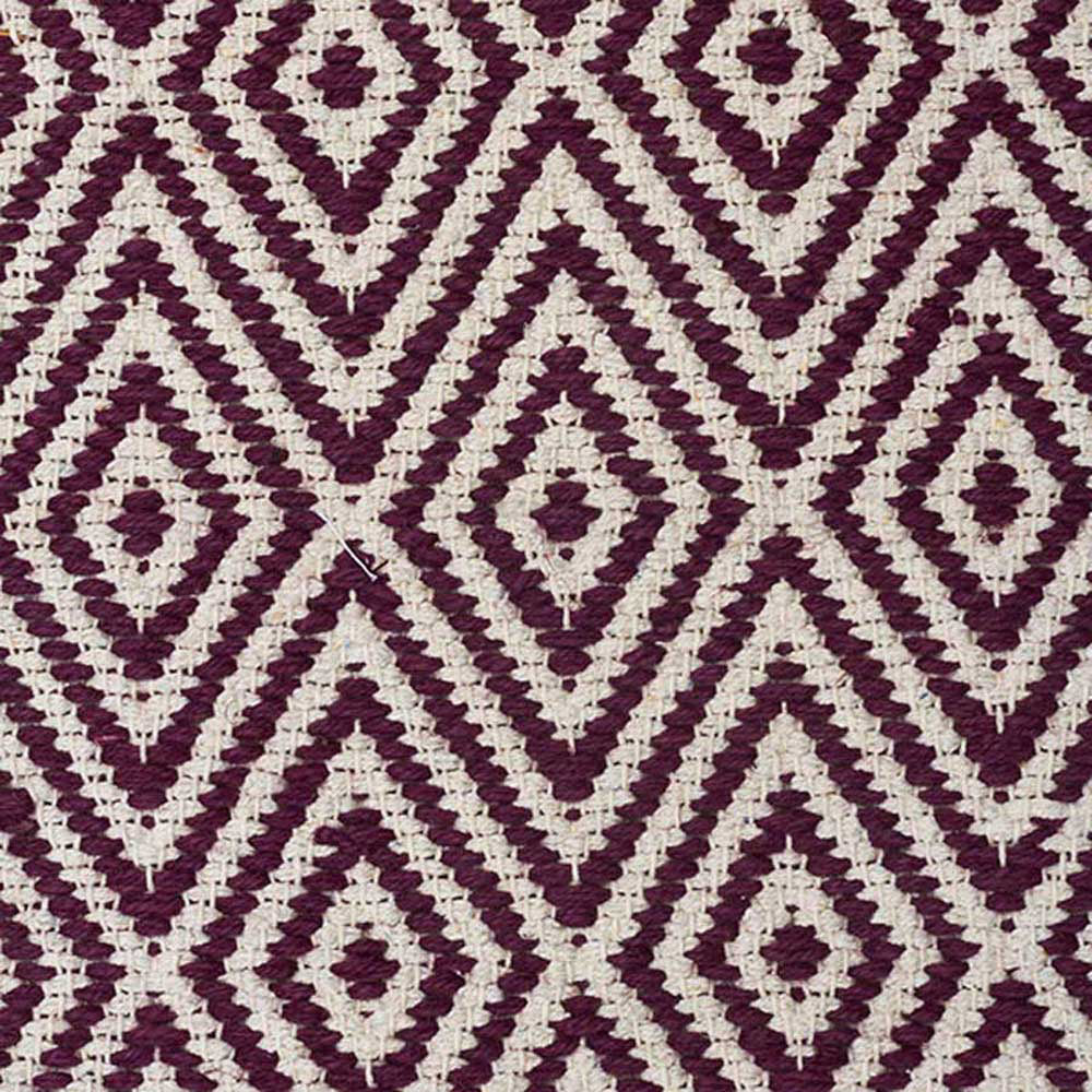 Modern Flatweave Diamond Design Purple Rug - Fantastic Rugs