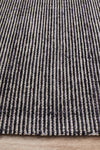 Allure Black Cotton Rayon Rug