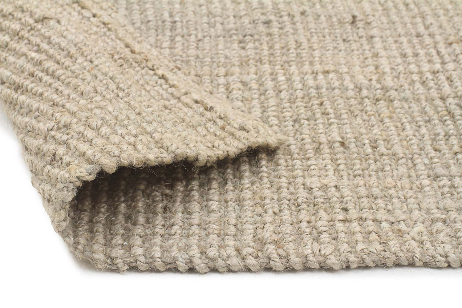 Chunky Natural Fiber Barker Platinum Rug - Fantastic Rugs