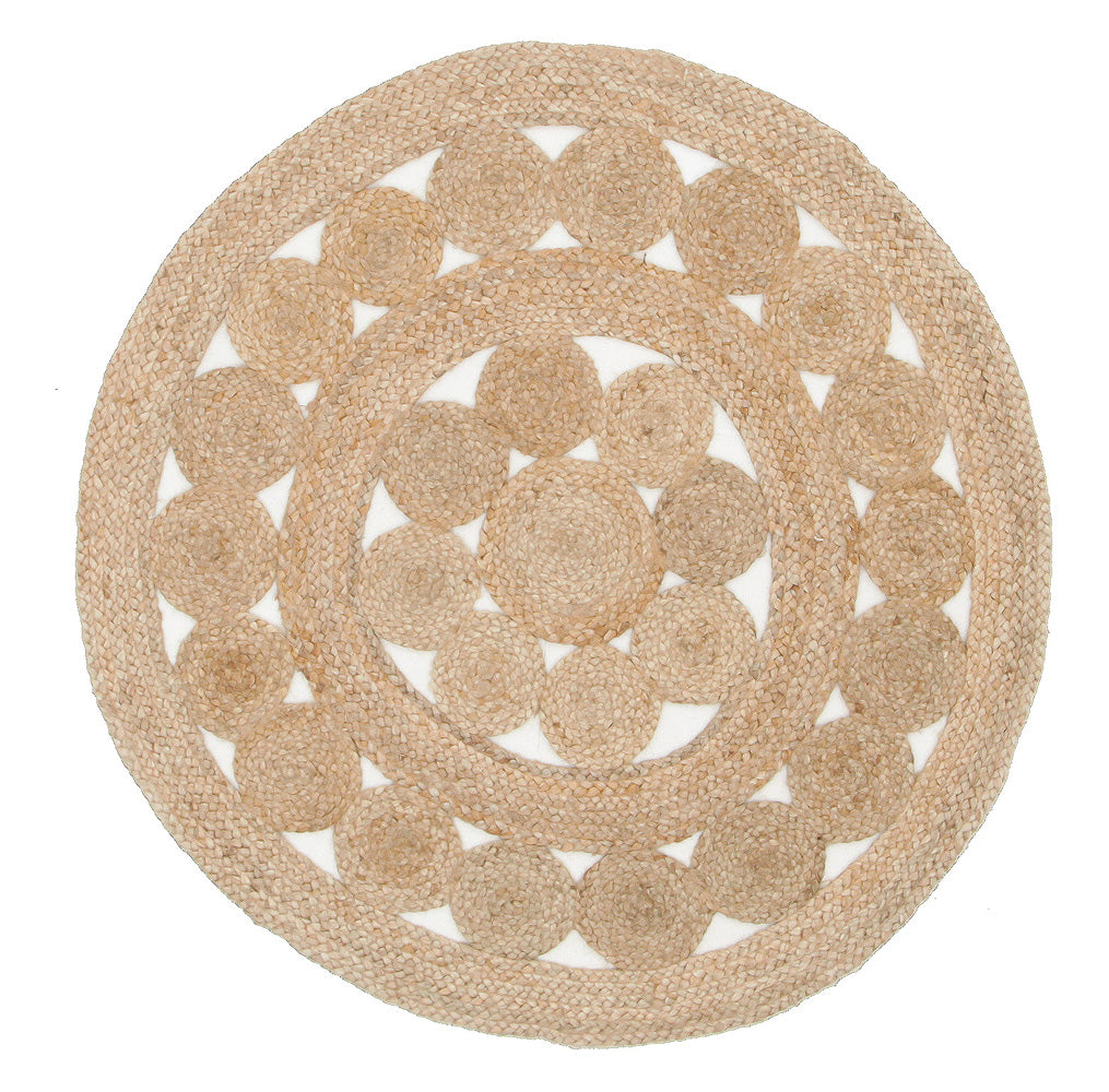 Natural Daisy Jute Rug - Fantastic Rugs