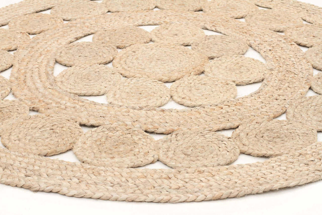 Natural Daisy Jute Rug - Fantastic Rugs