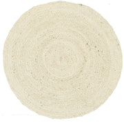 Round Jute Natural Rug Bleached - Fantastic Rugs