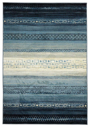 One Tribe Navy Modern Rug - Fantastic Rugs