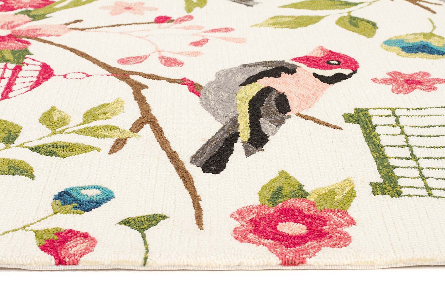 Finch and Nest Exquisite Indoor Outdoor Rug Cream - Fantastic Rugs