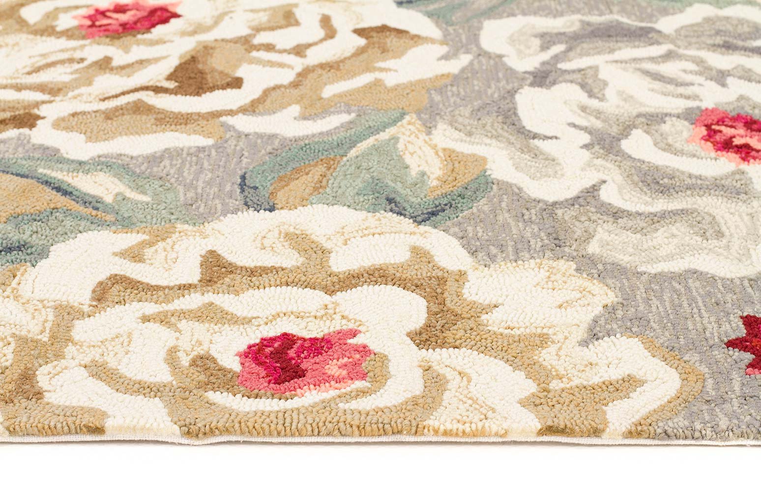 Gorgeous Peony Grey Indoor Outdoor Rug - Fantastic Rugs