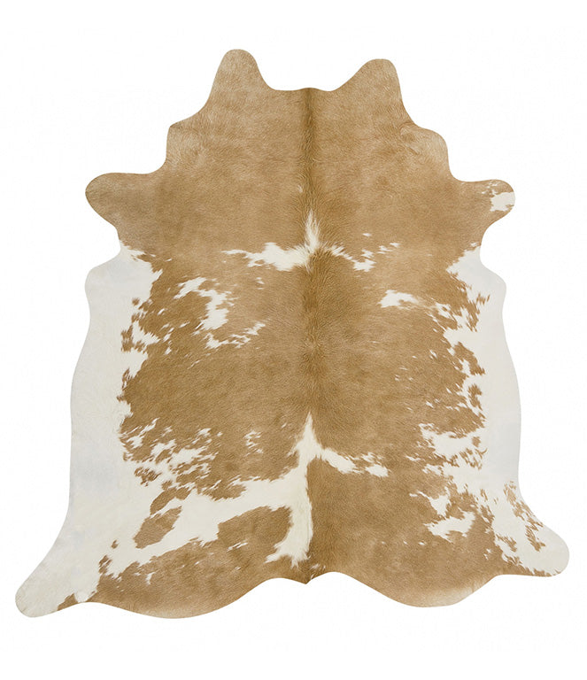 Exquisite Natural Cow Hide Beige White - Fantastic Rugs