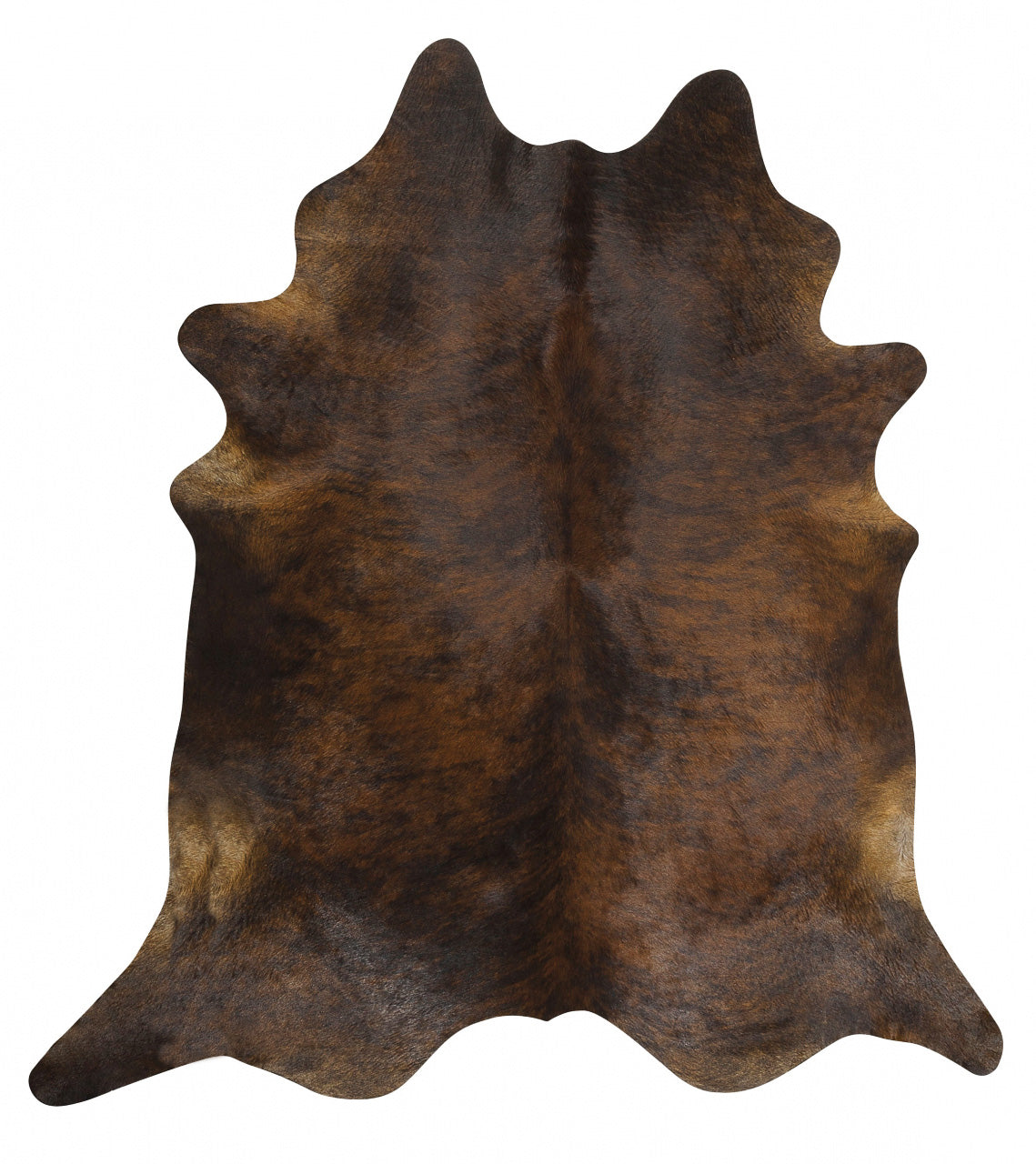 Exquisite Natural Cow Hide Dark Brindle - Fantastic Rugs