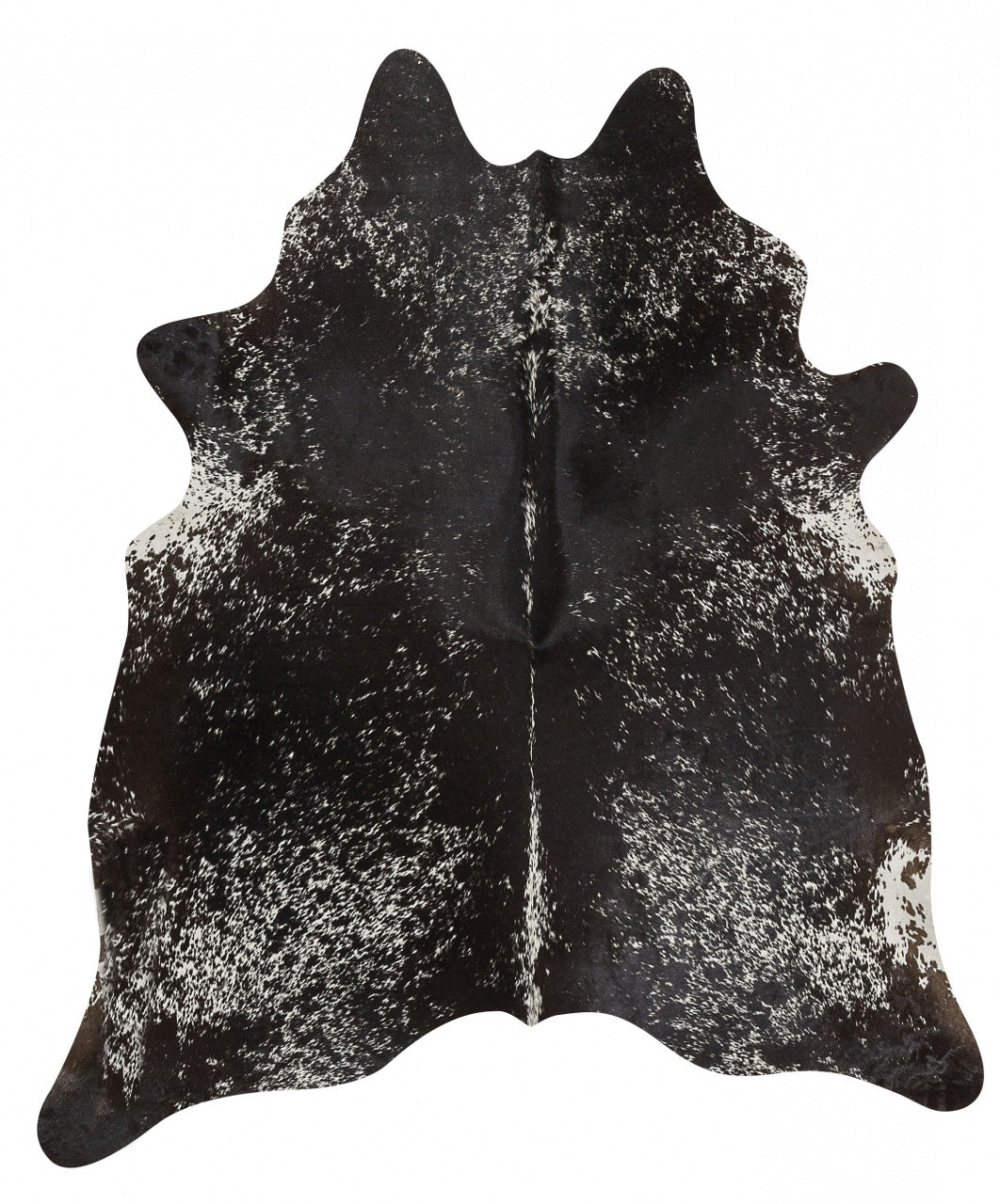 Exquisite Natural Cow Hide Salt & Pepper Black - Fantastic Rugs