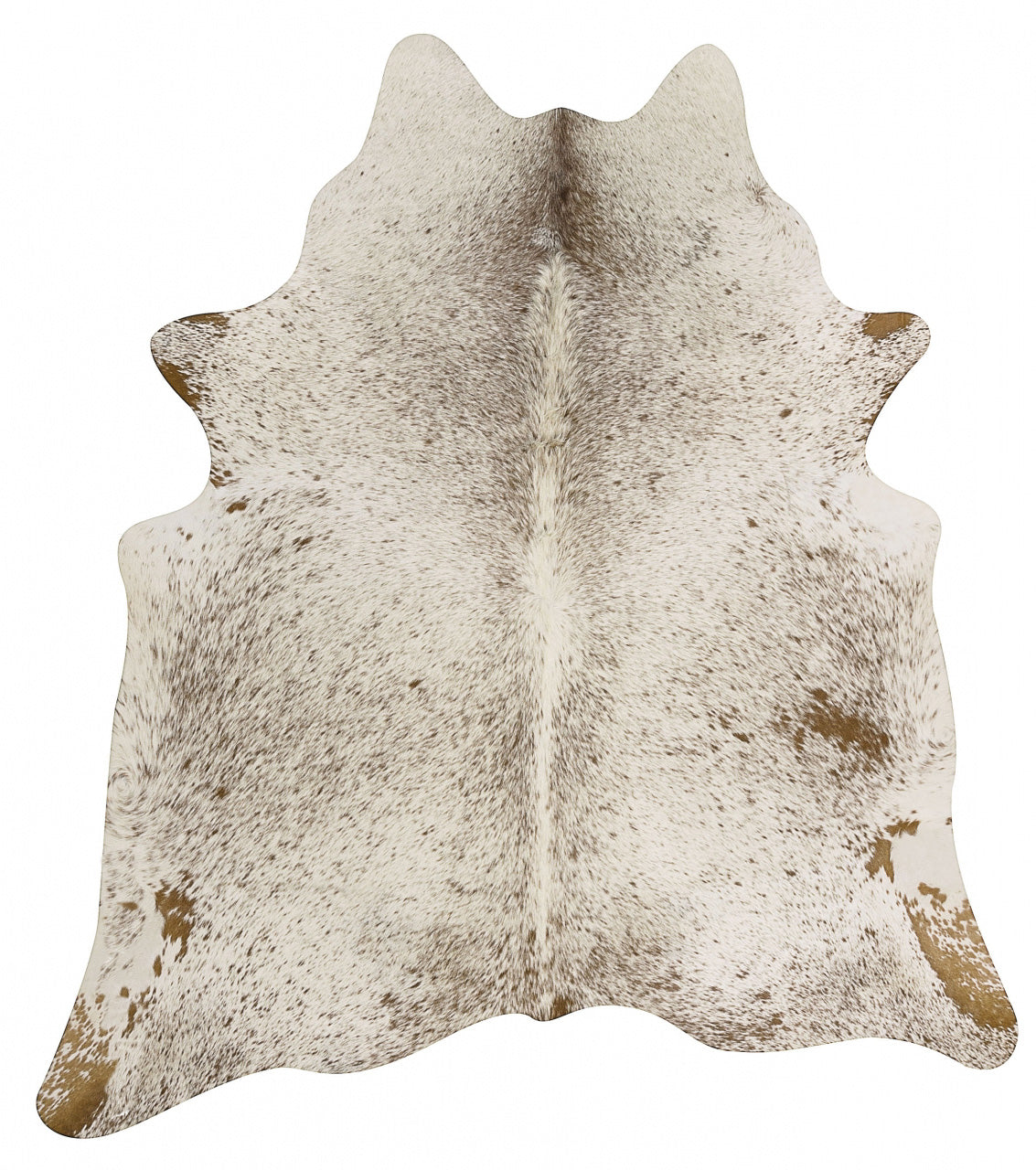 Exquisite Natural Cow Hide Salt & Pepper Brown - Fantastic Rugs