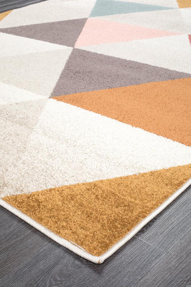 Dimensions Divinity Order Blush Modern Rug