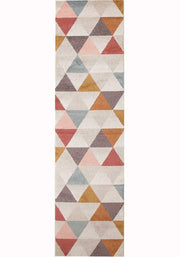 Dimensions Divinity Order Blush Modern Runner Rug