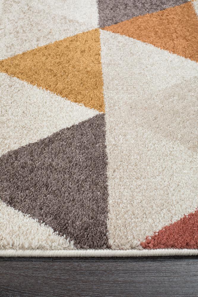 Dimensions Divinity Order Blush Modern Runner Rug