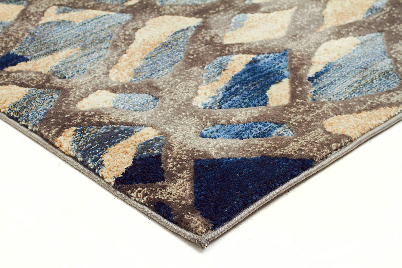 Ropes Modern Blue Rug - Fantastic Rugs