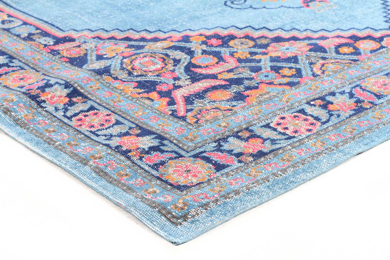 Whisper Diamond Blue Rug - Fantastic Rugs