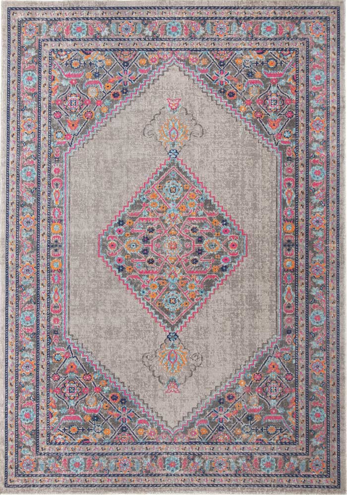 Whisper Diamond Grey Rug - Fantastic Rugs