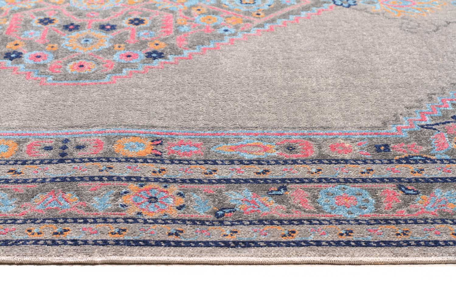 Whisper Diamond Grey Rug - Fantastic Rugs