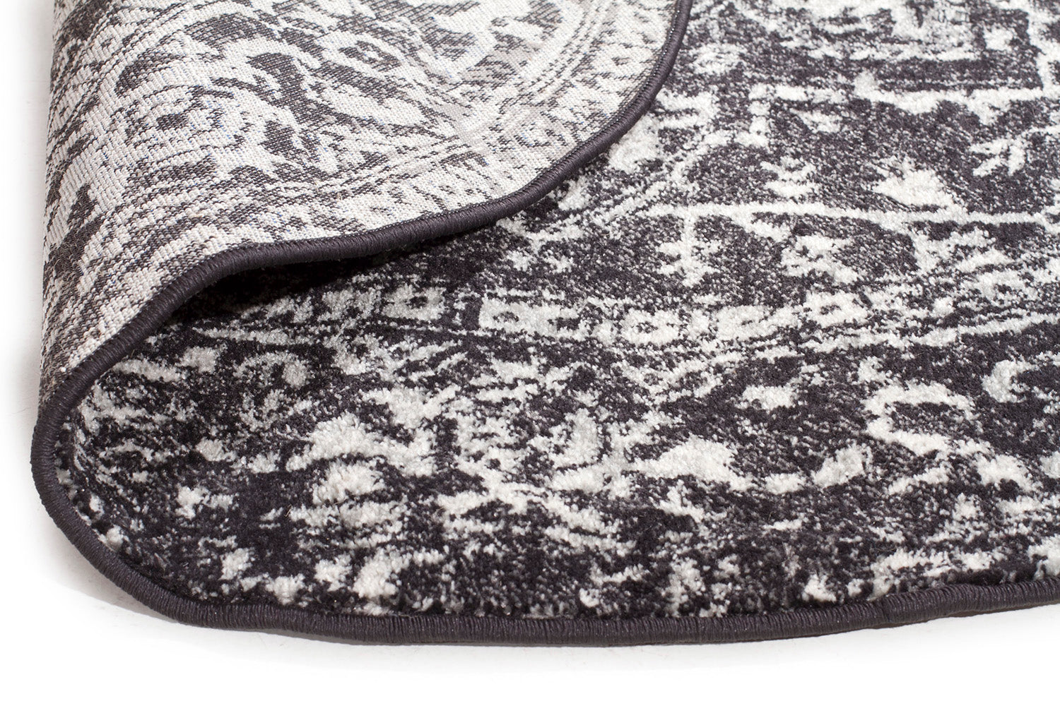 Scape Charcoal Transitional Rug - Fantastic Rugs