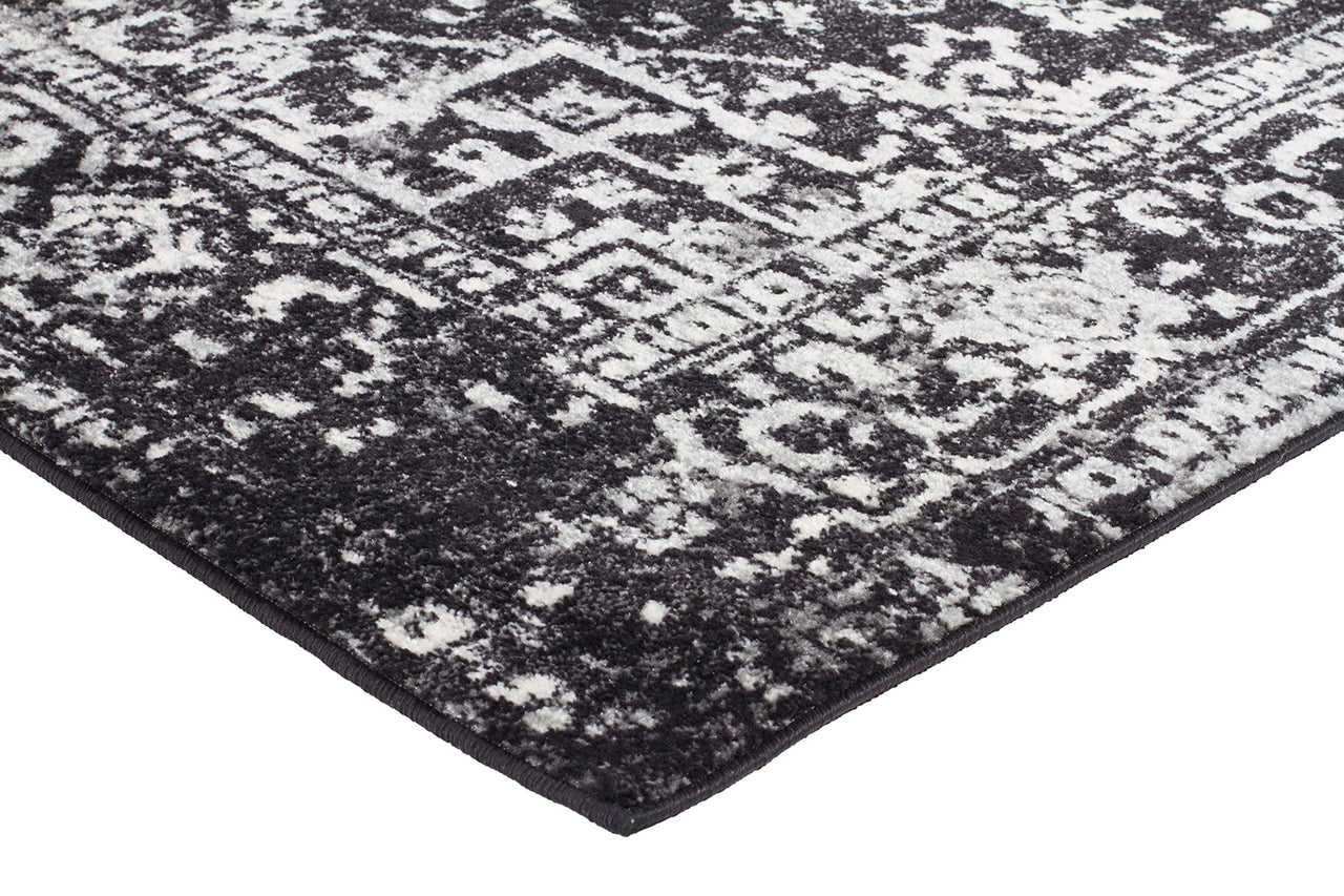 Scape Charcoal Transitional Rug - Fantastic Rugs