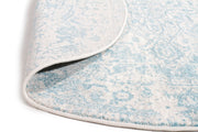 Glacier White Blue Transitional Rug - Fantastic Rugs