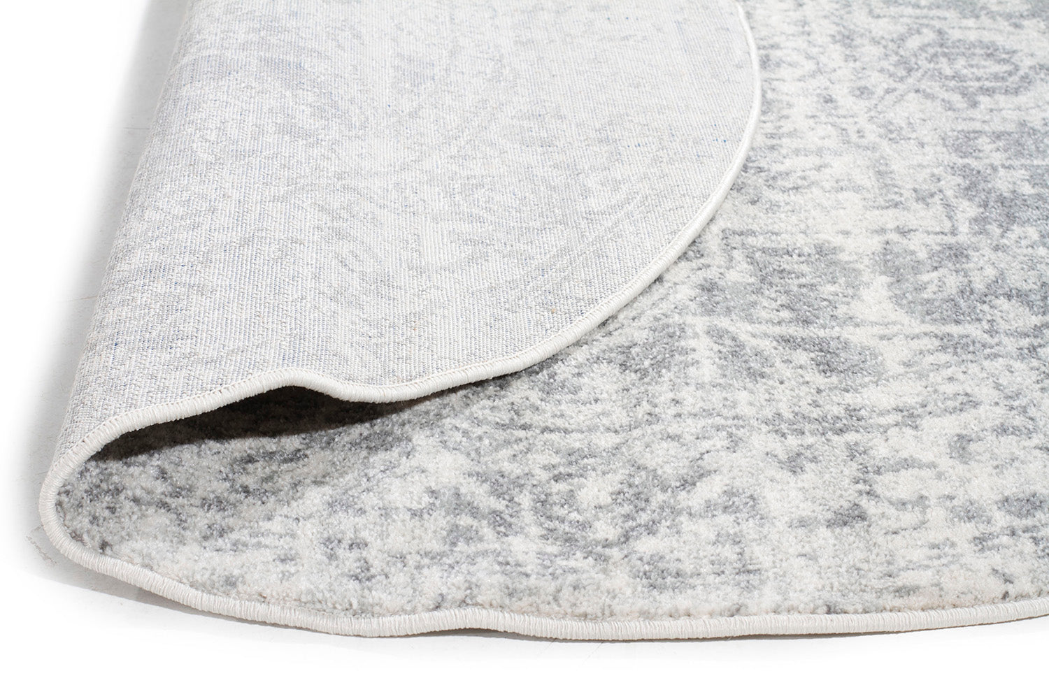 Dream White Silver Transitional Rug - Fantastic Rugs