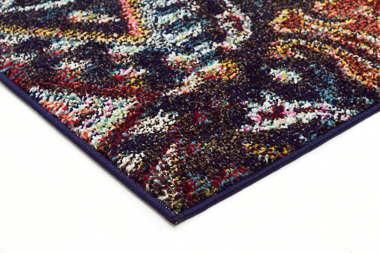 Tribe Modern Navy Rug - Fantastic Rugs