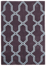 Neo Lattice Design Rug Smoke - Fantastic Rugs