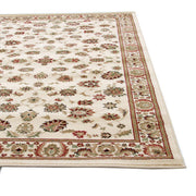 Traditional Floral Design Rug Ivory - Fantastic Rugs