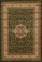 Medallion Classic Design Rug Green - Fantastic Rugs