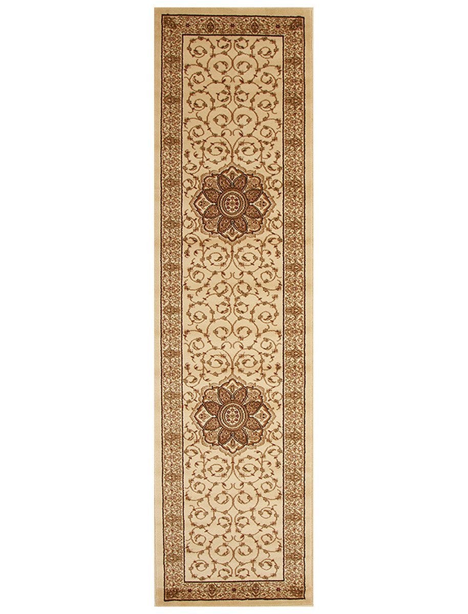 Istanbul Collection Medallion Classic Pattern Ivory Rug