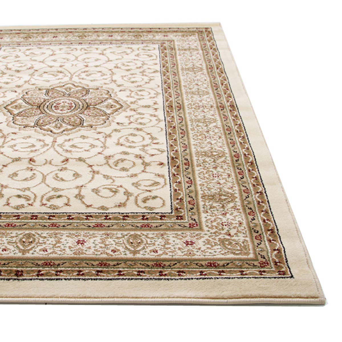 Medallion Classic Design Rug Ivory - Fantastic Rugs