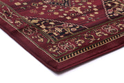 Istanbul Collection Traditional Shiraz Design Burgundy Red Rug