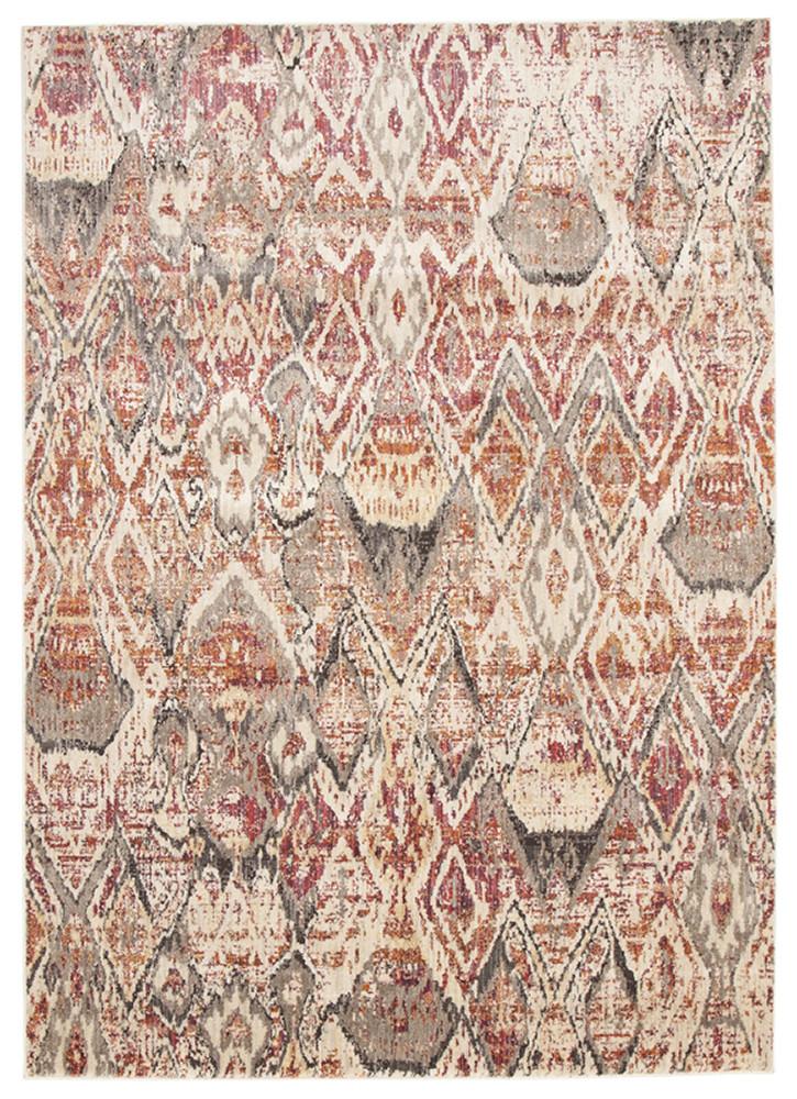 Fluid Sunset Modern Rust Rug - Fantastic Rugs