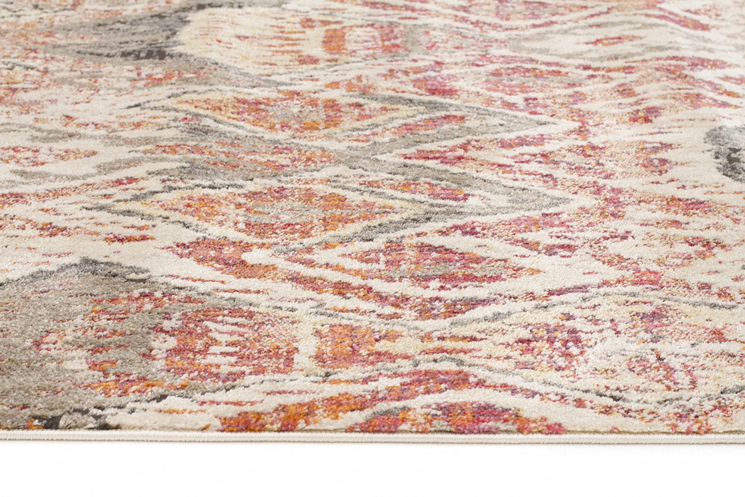 Fluid Sunset Modern Rust Rug - Fantastic Rugs