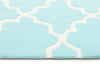 Kids Trellis Design Rug Soft Blue - Fantastic Rugs