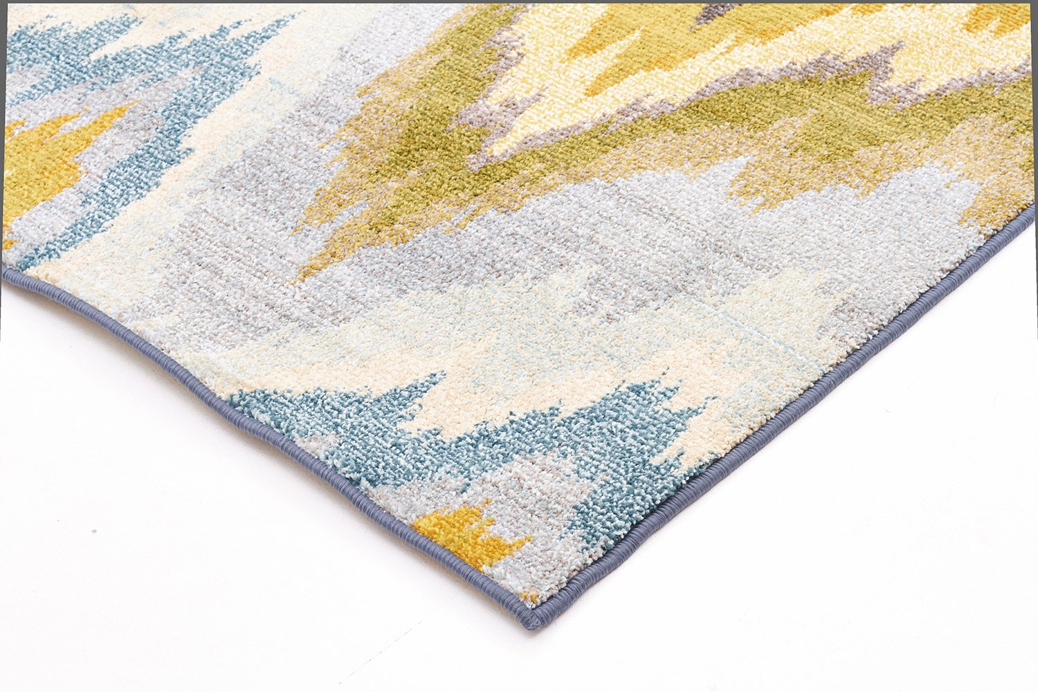 Designer Ikat Rug Blue - Fantastic Rugs