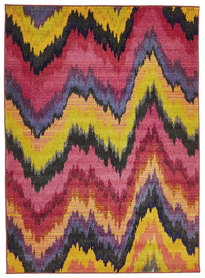 Designer Ikat Rug Pink - Fantastic Rugs