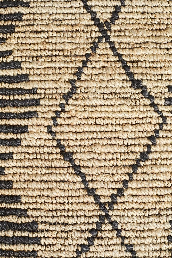 Kenya Kasa Hand Woven Tribal Jute Rug