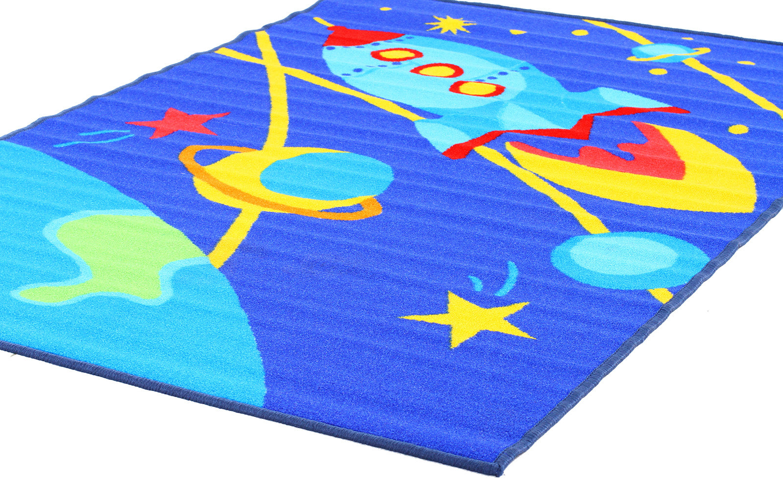 Kids Non Slip Outer Space Rug - Fantastic Rugs