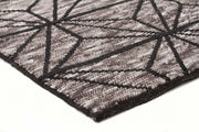 Rhythm Motif Charcoal Rug - Fantastic Rugs