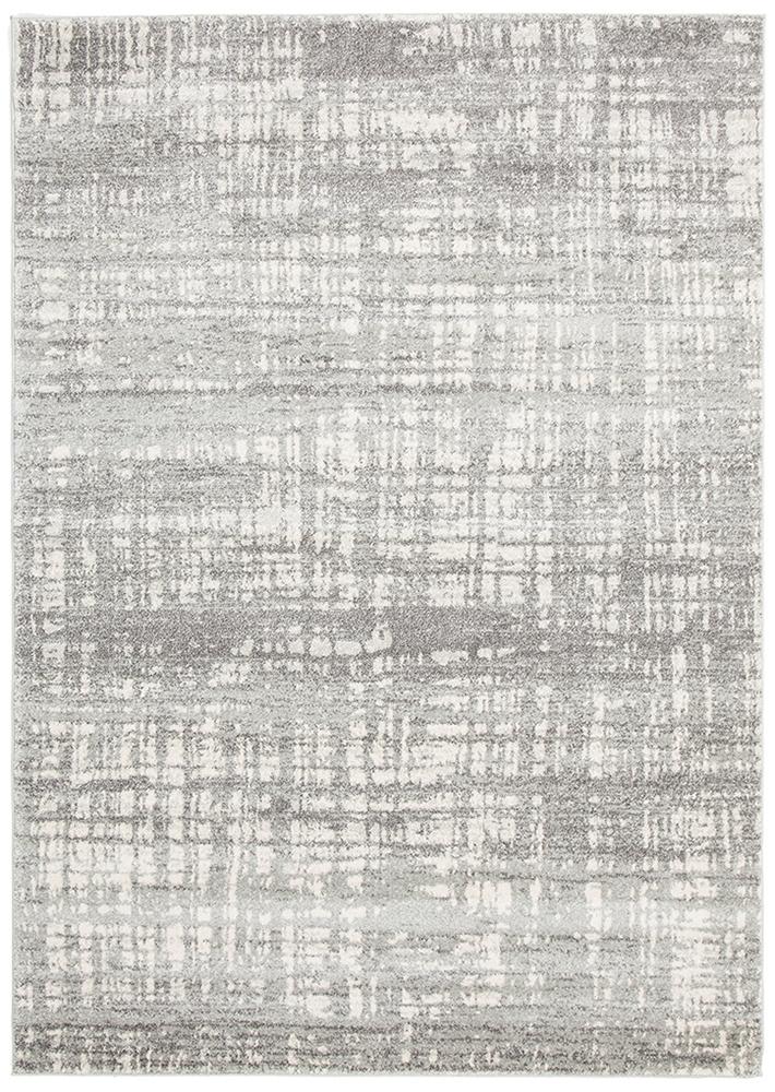 Ashley Abstract Modern Silver Grey Rug - Fantastic Rugs