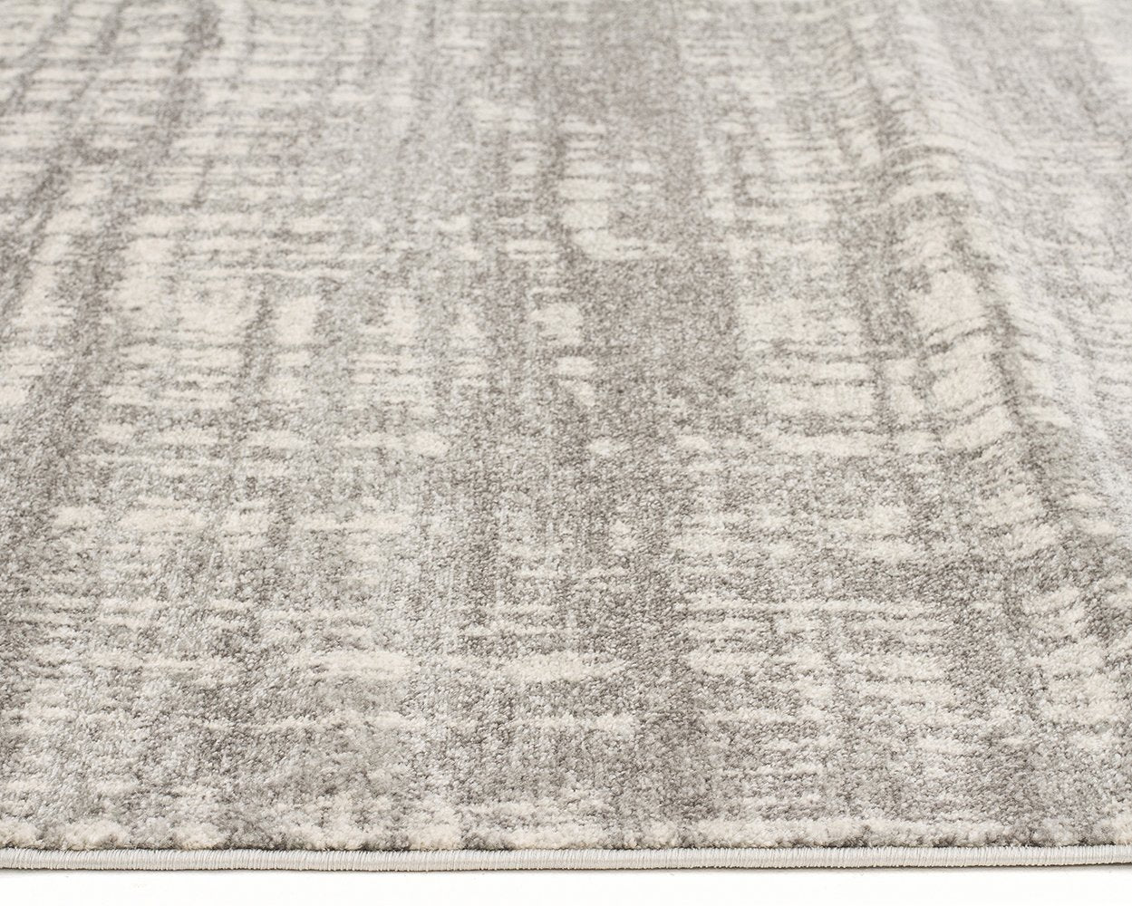 Ashley Abstract Modern Silver Grey Rug - Fantastic Rugs