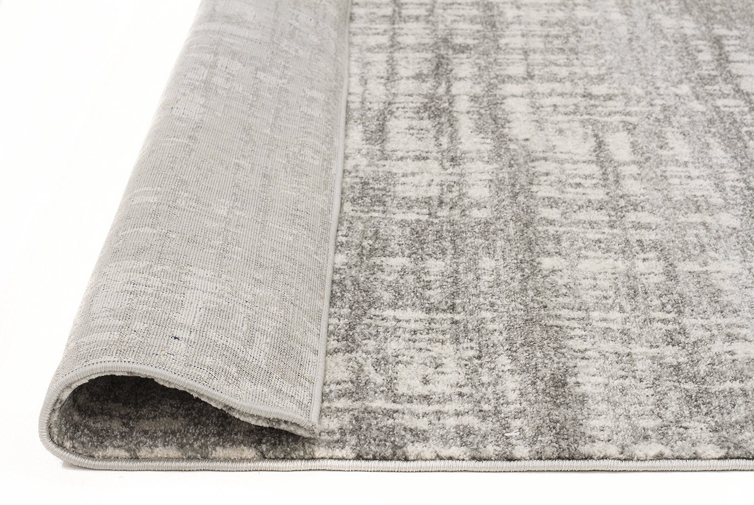 Ashley Abstract Modern Silver Grey Rug - Fantastic Rugs